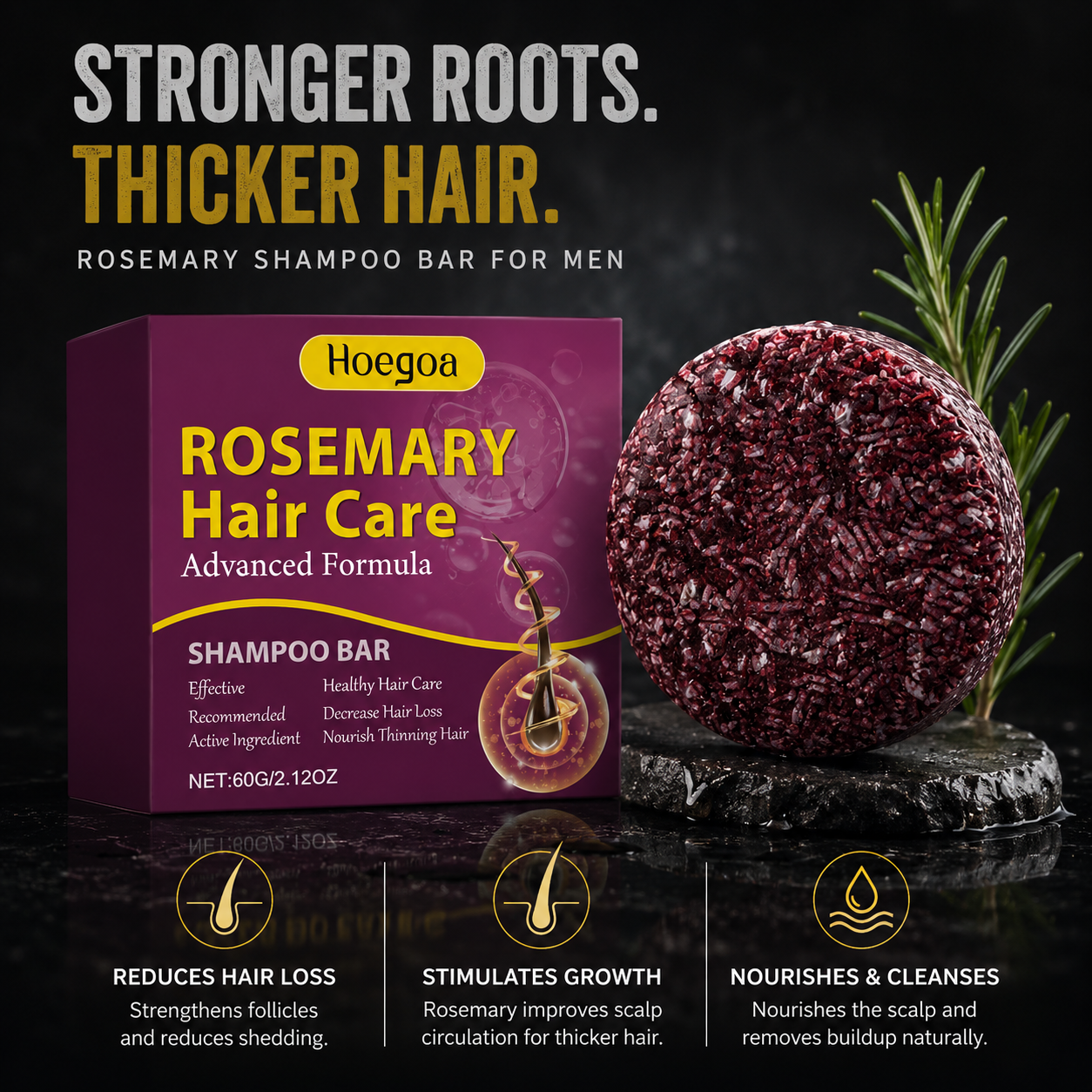 Anti Hair Loss Plant Shampoo Soap